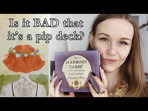 Harmony Nice's Tarot Deck: My REVIEW + UNBOXING 🌿 🔮 | Anya Esma