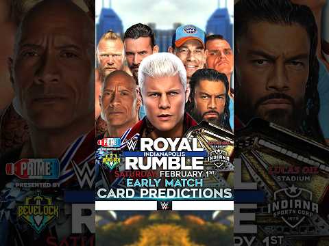 Royal Rumble 2025 - Early Match Card [v3] #RoyalRumble #Bevelock #WWE #Shorts