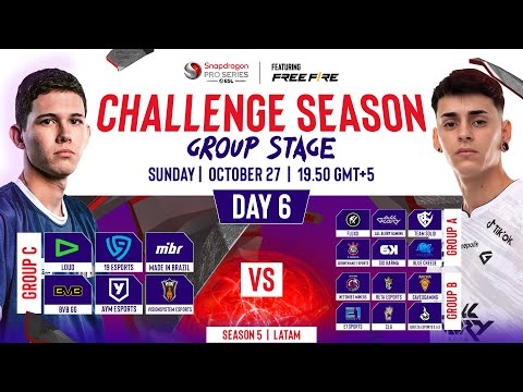 Free Fire Challenge Season Day 6 | Season 5 | LATAM