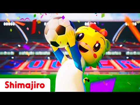 Soccer time! | Play sports with Shimajiro | Kids songs & Nursery Rhymes