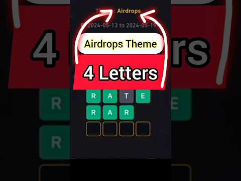 Binance 4 letters words Airdrops Theme| Binance words of the day Airdrops Theme #binancewordoftheday