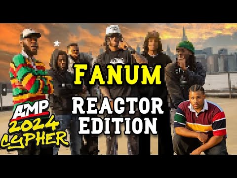 Youtubers & Streamers react to Fanum - AMP Cypher 2024