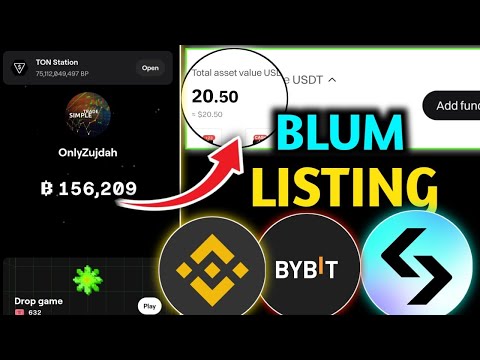 Blum Listing Confirmed😳| Blum Airdrop Listing Date Tokens Withdrwal Start || Blum price Revealed