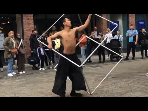 Street Performer | Amazing Street Performance | Street Dancer/Singer | Public Stunt