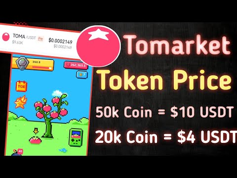 🍅 Tomarket Airdrop Token Price = $20 | Tomarket listing date | Tomarket Airdrop withdrawal