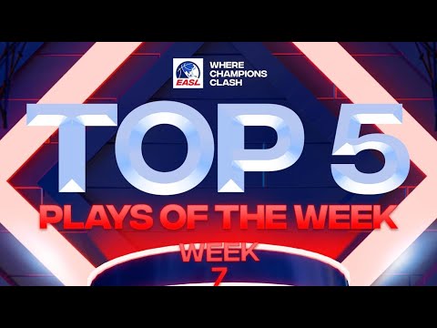 EASL 2024-25 Season | Top 5 Plays Week 7 (December 4, 2024)