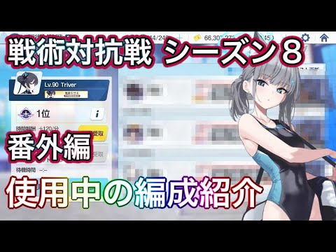 【ブルアカ】戦術対抗戦 シーズン8 番外編 使用中の編成紹介 ずんだもん音声字幕解説 biimシステム 【ブルーアーカイブ】#ブルアカ