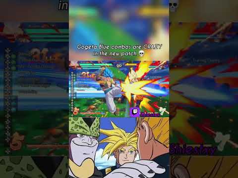 New DBFZ patch Gogeta blue combos GO CRAZY! #shorts #dbfz