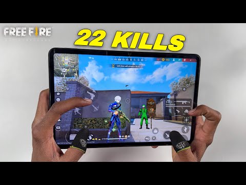 Xiaomi pad 6 free fire solo vs squad gameplay 22 kills nonstop no cut no edit