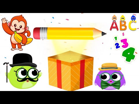 Learn Colors, Numbers and ABCs. ABC Songs for Kids. Alphabet Song. Nursery Rhymes Giligilis