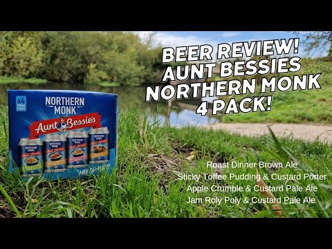 Craft Beer Review. Aunt Bessie's Northern Monk Mixed 4 Pack with @hazzardoutdoors #craftbeer