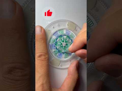 20-Second Spirograph Masterpiece #spirographshr #spirograph #asmr #satisfying