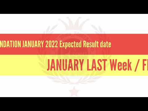 CMA Foundation January 2022 Result Date | CMA Foundation Result date | CMA Result Date Announcement