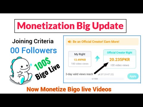 Now Monetize Bigo Live Videos & Earn Money Bigo live Monetization Big Update