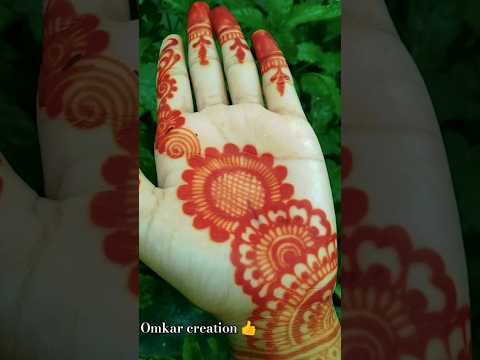 Mehndi designs 😍 Simple Designs కోసం Subscribe చేస్కోండి friends #telugu #song #music #mehndi