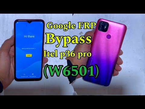 Itel p36 pro Google FRP Bypass (W6501)