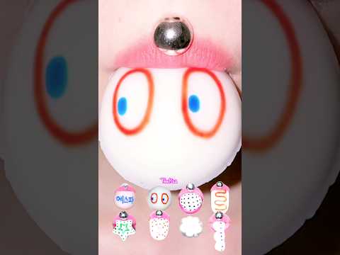 ASMR ゼリーモッパン EMOJI JELLY MUKBANG 이모지 젤리 입술먹방 #쇼츠 #shorts #mukbang #ショート #咀嚼音 #satisfying #音フェチ