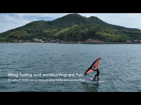 Wing foiling and windsurfing are fun 2024 6 2