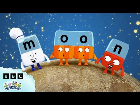 Moon 🌙 | Season Three | Alphablocks Full Episode | Learn to Read | @officialalphablocks