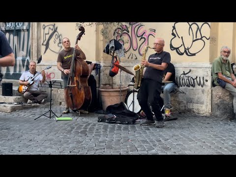 Musica show Italy Roma Trastevere