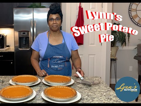 How to make amazing Sweet Potato Pie #LynnsKitchen #PrayCookRepeat #Sweetpotatopie