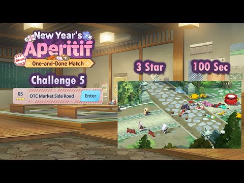 Blue Archive Global - New Year's Aperitif Rerun Challenge 5 (3 Star & 100 Sec Clear)