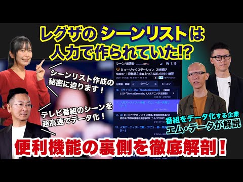 【レグザのシーンリストは人力で作られていた!?】 レグザの便利機能「シーンリスト」の裏側を徹底解剖！