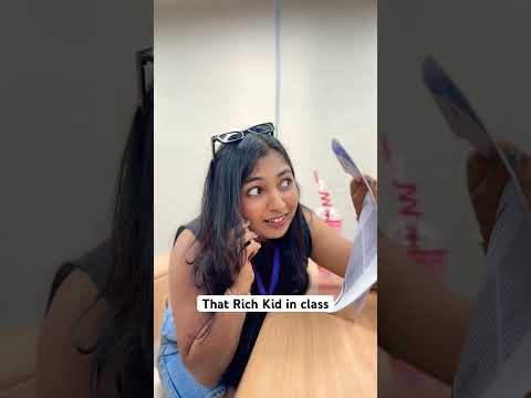 That Rich Kid in class💰| Princy Parikh #whatyaaprincy #school #college #students #exam