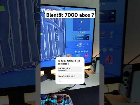 Bientôt 7000 abos ? #trend #fortnite