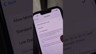 Upgrade Your iPhone to 5G Network | Allow more 5G data on iPhone! #ios #apple #iphone #shorts #viral