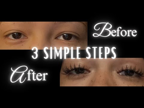 DIY • NO GLUE • APPLY LASHES WITH THESE 3 SIMPLE STEPS