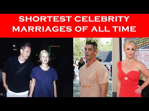 Shortest celebrity marriages of all time | celebrity marriages | Bright Lab |