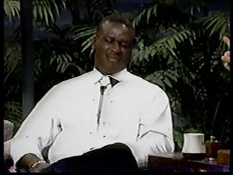 James "Buster" Douglas @ The Tonight Show With Johnny Carson  - 1990