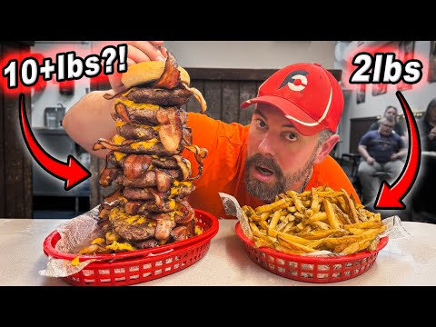 Biggest Food Challenge I've Ever Attempted?? | Big Daddy's 10lb Bacon Cheeseburger Challenge!!