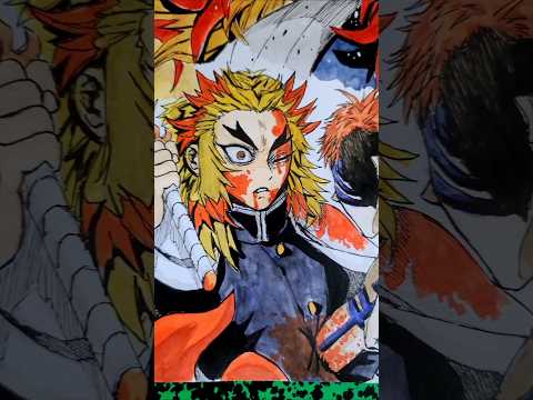 Demon Slayer Rengoku Kyojuro #youtubehighfive #shorts #anime