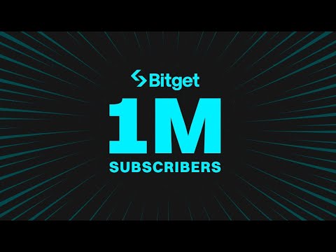 Milestone! Bitget YouTube channel hits 1 million subscribers!