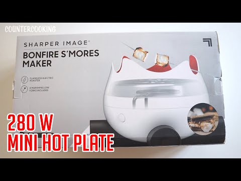 280w Mini Hot Plate - Sharper Image Bonfire S'mores Maker Review