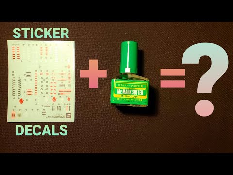 What Happens If You Use Mr. Mark Softer With Sticker Decals? - TOYAMA23