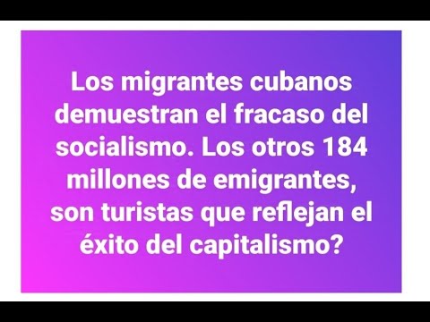Solo de Cuba se emigra a EEUU: del resto de países del Sur se va a hacer turismo