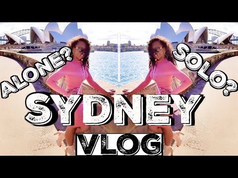 SYDNEY AUSTRALIA SOLO TRAVEL VLOG 2018  PART 1