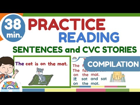 Reading Sentences and CVC Stories Compilation | Reading Phonics for Kids