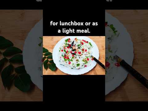 for lunchbox or as a light meal | #short #shortsfeed #viral #trendingshorts #sub #food  #curdrice