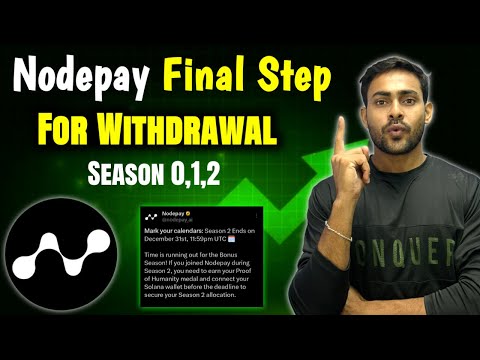 Nodepay Don’t Make Mistakes 📈  Nodepay Airdrop Withdrawal || Nodepay Season 0,1,2 Eligibility