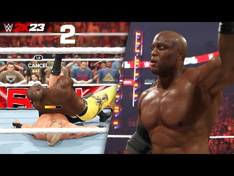 WWE 2K23 : Bobby Lashley Puts Brock Lesnar Away for 1,2,3 (1st Look)