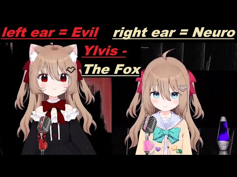 The Neuro sisters sing The Fox by Ylvis but each ear is a different sister