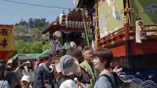 青梅大祭　本祭り　上町の山車と居囃子（駒木町囃子保存会）　2024/05/03  b13