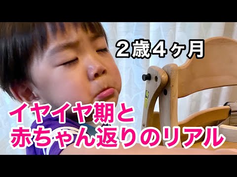 【2歳4ヶ月】イヤイヤ期と赤ちゃん返りってこんな感じ。