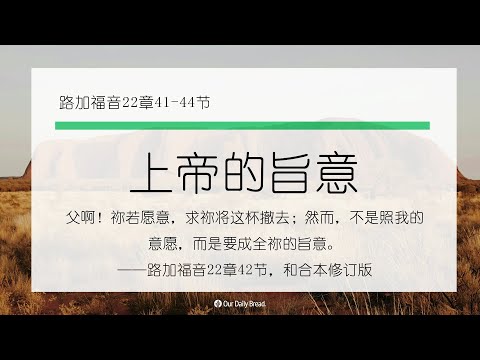 12月5日《灵命日粮》文章视频-上帝的旨意