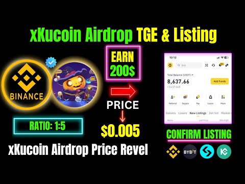 xKucoin Airdrop TGE & Listing | xKucoin Airdrop Price Revel |