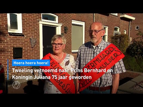 Tweeling vernoemd naar Prins Bernhard en Koningin Juliana 75 jaar geworden | Hart van Nederland